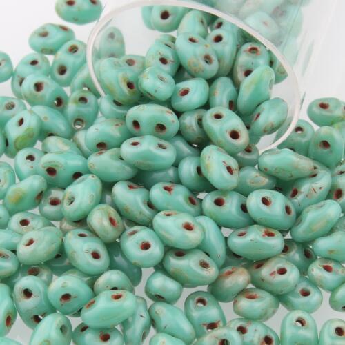 Czech Beads Matubo Top Seedbeads Taidian New 2*4mm Miniduo Bead Picasso Blue 3g Or 5g Jewelry Bead Work Native DIY Craft Gift