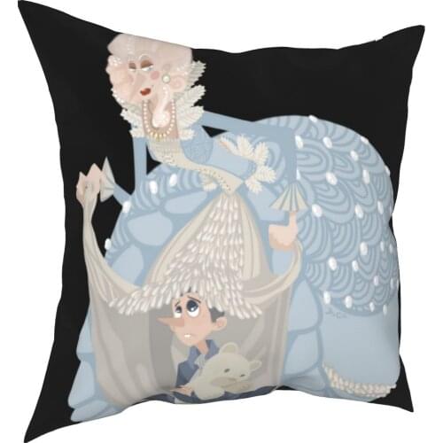 Halloween Horror pillow scary WITCH HALLOWEEN PRINT pillow living room scary witch decorative Pillowcase