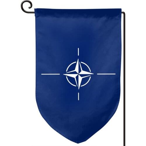 North Atlantic Treaty Organization NATO1 Garden Flag North Atlantic Treaty Organization Summer Rustic Garden Decoration Sign