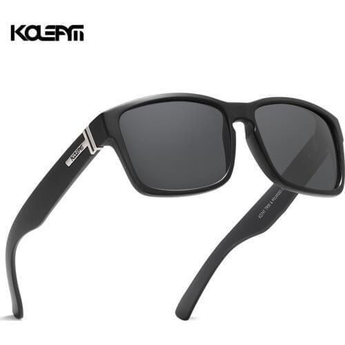 KDEAM Classic Polarized Sunglasses Men 100% UV Protection TR90 Unbreakable Frame Square Oversized Outdoor Eyewear Women KD747-C1