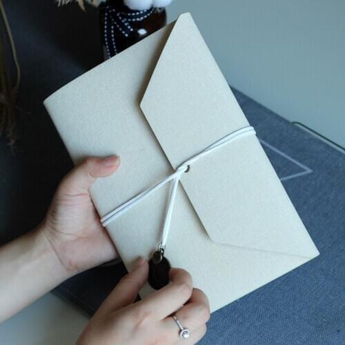 A5 Originality Three Fracture Bandage Loose-leaf Removable Hand The Books Concise Diary Cotton Pu Leather Literature Notebook