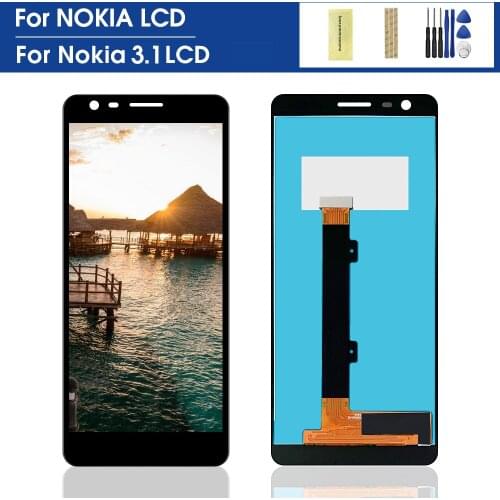 5.2'' Original For Nokia 3.1 LCD Display With Touch Screen Assembly Replacement For Nokia 3.1 TA-1049 TA-1057 TA-1063 Screen