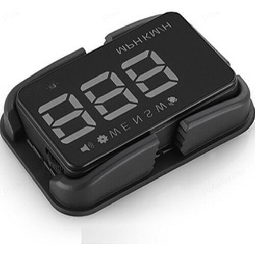 HUD Display 3.5 inch GPS Windshield Projector Digital Speedometer Warning km/h MPH Car Head Up Display A5