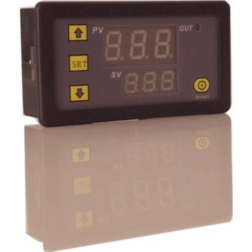 Factory direct digital display time relay module cycle timing delay double display 18 function millisecond level