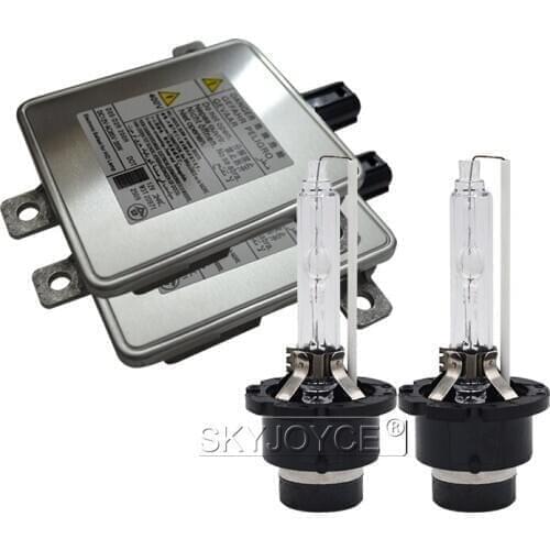 SKYJOYCE 1 Set 35W-55W Xenon D2S D2R Car Headlight Kit OEM Ballast 33119TA0003 4300K 5000K 8000K 6000K D2S Xenon Bulb Kit