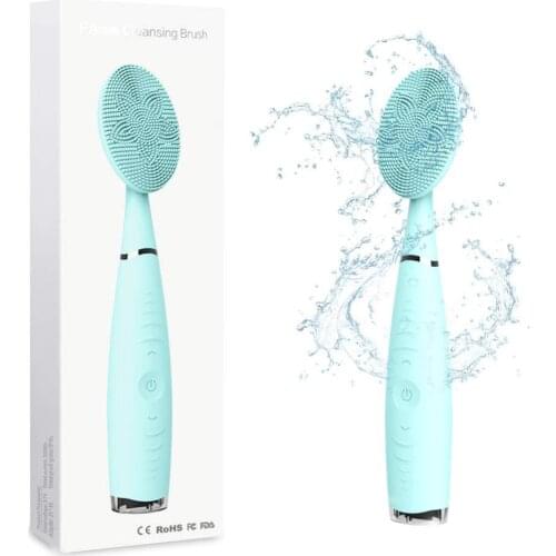 USB Charging 5 Adjustable Speed Deep Cleansing Face Brush IPX6 Waterproof Hand-held Cleansing Instrument
