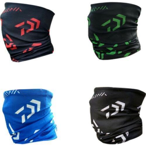 DAIWA Men Women Windproof Fishing Scarf Single Layer Gaiter Neck Outdoor Sun Shade Cycling Bandana Seamless Magic Scarves Cloth