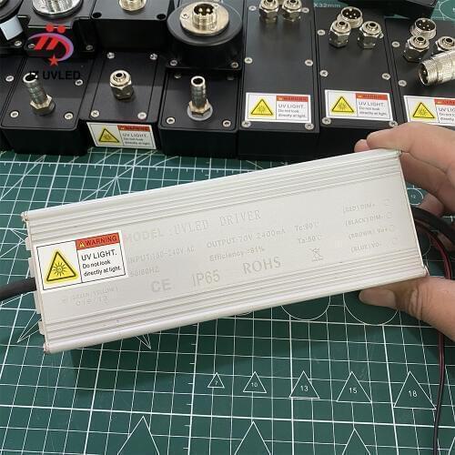0-2.4A DIM 160W IP67 waterproof Constant current source for UV LED module gel curing lamp AC 160V-265V OUTPUT DC 70V 2400mA