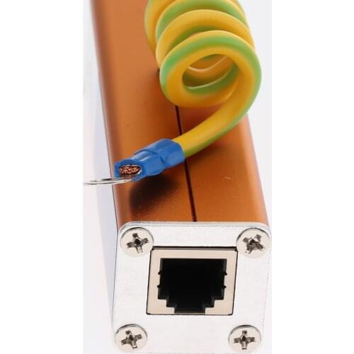 RJ-11 Signal Surge Protector Thunder& Arrester FOR Telephone Tel#2