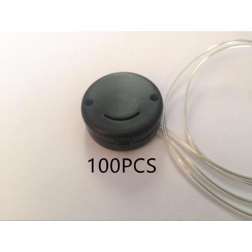 100PCS 2x3V CR2032 Coin Cell Button Battery Holder Case Black Wire Lead With ON/OFF Switch