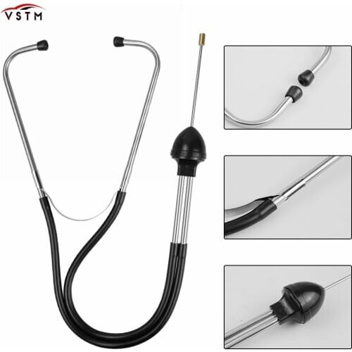 22.5+7CM Mechanics Cylinder Stethoscope Car Engine Block Diagnostic Automotive Hearing Tools Anti-shocked Durable Chromed-steel