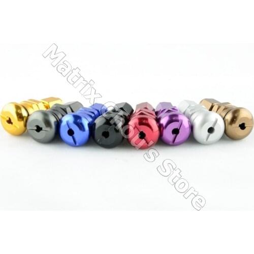 8 Colors, 4pcs/set Universal Rays Volk Racing Forged Aluminum Tire Valve Stem with Caps,Tubeless Tyre Valves MC1932