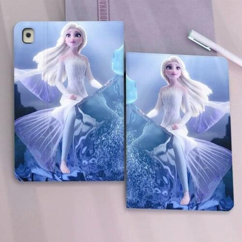 Disney Frozen Elsa Cover for IPad 9.7 2017 2018 Mini Case for IPad 10.2 Pro 9.7 Tablet Soft Silicon Stand Funda Case for Air 1 2