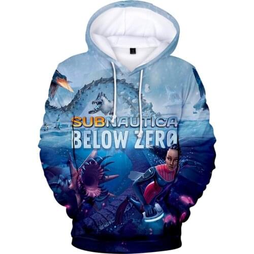 Subnautica Below Zero 3D Printed Hoodies Women/Men Fashion Long Sleeve Hooded Sweatshirt Hot Sale Game Casual Streetwear Clothes