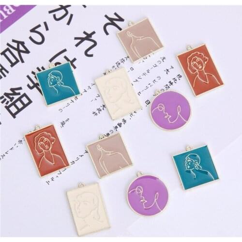 Creative style 40pcs/lot girls core geometry square/rounds/rectangle shape alloy floating locket charms diy jewelry accessory