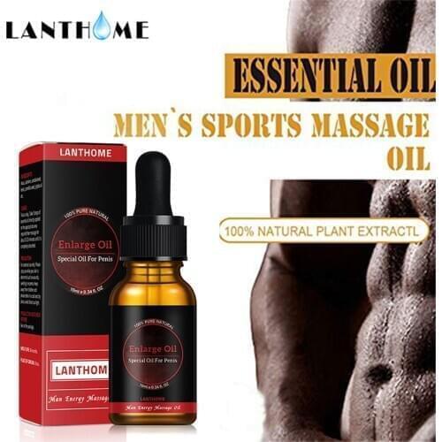 LANTHOME Permanent Thickening Increase Oil Men Health Care Enlarged Massage Enlargement Oils Men Essential Oil