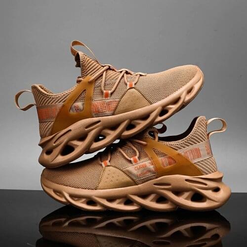 Men Running Shoes Breathable Mesh Jogging Sneakers Men Twist Bottom Male Athletic Shoes Custom Logo Packing For Drop Shipping