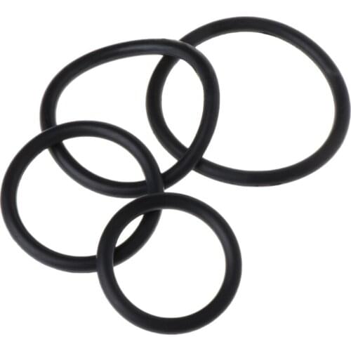 4pcs/set Silicone Rubber Penis Rings Set Erection Enhancing Cock Rings Penis Adult Sex Toys