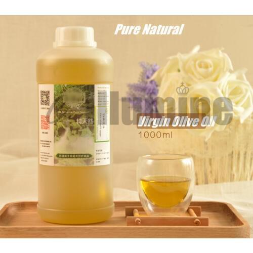 Virgin Olive Essential Oil Pure Natural Handmade Soap Raw Material Skin Care Massage Moisturizing Beauty Salon 1000ml