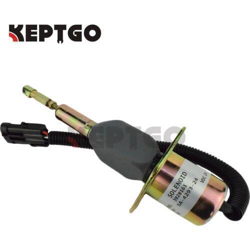 New SA-4293-24 24V 3928161 Fuel Shut Off Solenoid For Cummins Komatsu