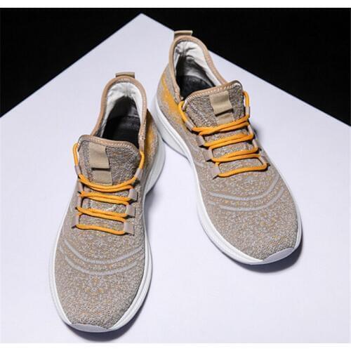 2019 new fashion classic casual shoes mens sneakers shoes comfortable breathable mesh Lace Up casual light Flats shoes W1-12