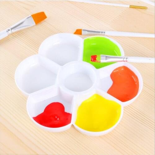 Palette Art Alternatives Paint Plastic Palette Supply White Watercolor Palette Pigment Tray Painting Supplies