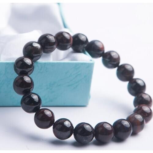 Genuine Natural Purple Sugilite Round Stone Loose Beads Women Crystal Charm Stretch Bracelet 10.5mm