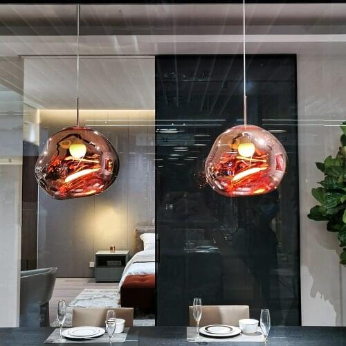 Nordic LED Lava Pendant Lights Indoor Lighting Hanging Light Fixture Dining Room Loft Home Decoration Pendant Industrial Lamp