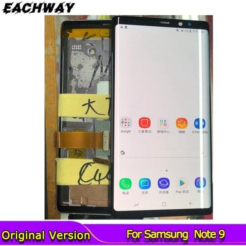 AMOLED With Line Note 8 Replacement For SAMSUNG Galaxy Note 9 LCD Touch Screen Digitizer With black spots Line N960 G950 Display