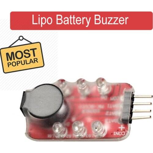 Low Lipo Battery LED Voltage Meter Tester Alarm Indicator Low Voltage Alarm Buzzer