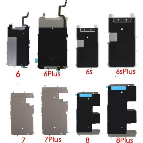 LCD Screen Back Metal Shield Plate Frame For iPhone 6 6Plus 6s 6sPlus 7 7Plus 8 8Plus