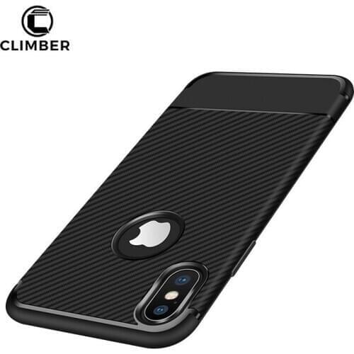 2017 New Products TPU Carbon Fiber Soft Mobile Phone Case For iPhone X 6 7 8 Plus Cover