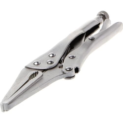 7Inch Locking Pliers Long Nose Straight Jaw Lock Vise Grip Clamp Hand Tool 165mm