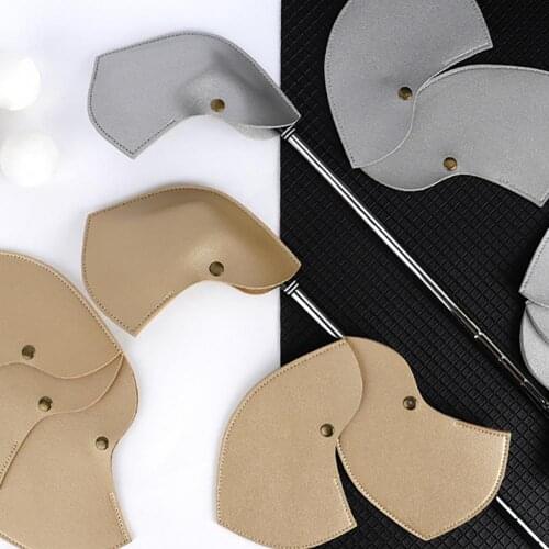 9Pcs/Set Golf Headcover For Driver Fairway Putter PU Leather Waterproof Protector Golf Wood Head Cover Number Tag