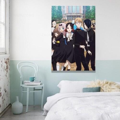 Anime Kaguya Sama Love Is War Poster Decorative Painting Canvas Wall Art Living Room Posters Bedroom Painting