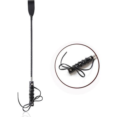 CamaTech Horse Whip Sex Spanking Knout Leather Whip With Sword Handle Lash Fetish Flogger BDSM Flirting For Couples Adult Games