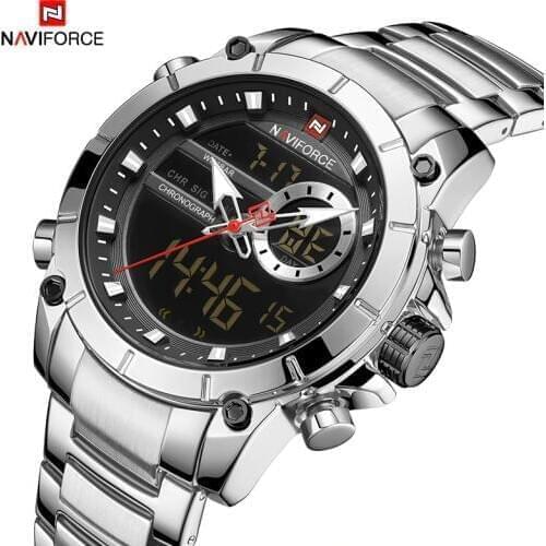 Top Brand Mens Watches NAVIFORCE Military Chronograph Sports Watch Men Fashion Waterproof Quartz Wristwatch Relogio Masculino