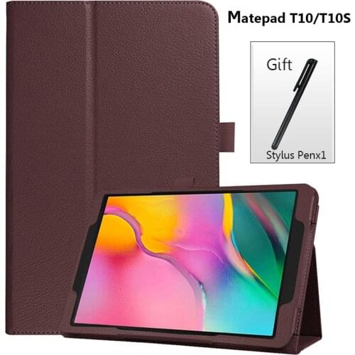 Case For Huawei Matepad T10S 2020 PU Leather Folding Stand Cover For Huawei Matepad T 10 T10 S 10.1" Smart Tablet Case +pen