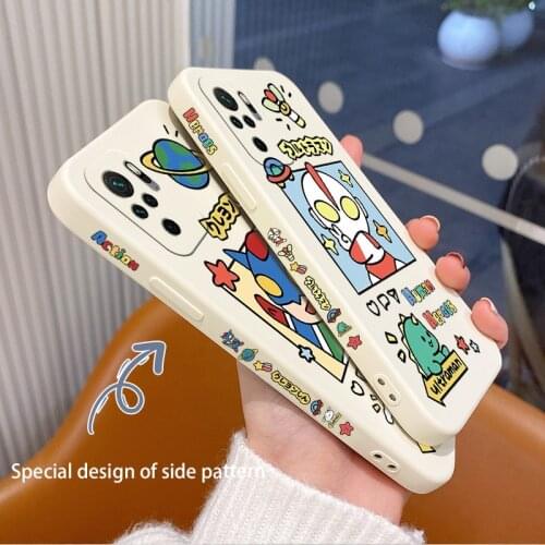 Invincible Man Phone Case For Xiaomi Redmi Note 10 10S 9T 9 8 7 Pro MAX Redmi 9 9A K40 K40pro K30 K20 Liquid Silicone Cover