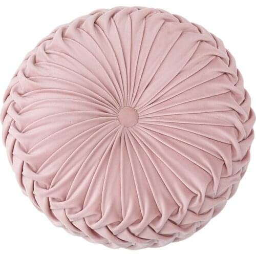 Round Pumpkin Decorative Pillow for Sofa Chair Back Seat Cushion Lumbar Pillows Kids Room Wedding Decoration Plush Toy