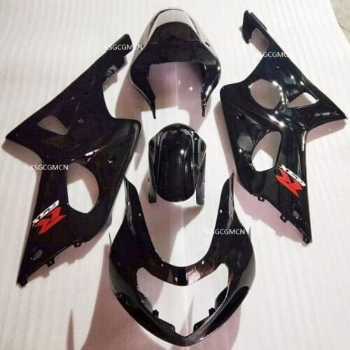 Motorcycle kit for SUZUKI black GSX-R1000 K2 00 01 02 for SUZUKI GSX-R 1000 2000 2001 2002 ABS All black Fairings