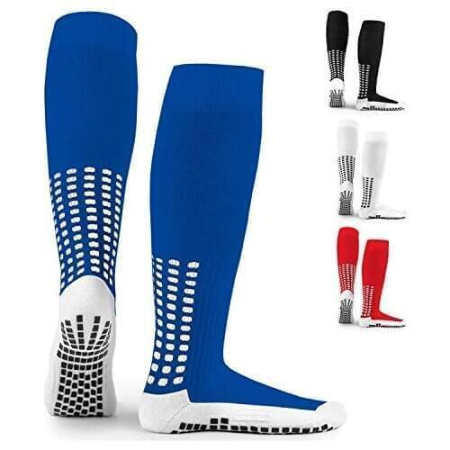 Anti Slip Soccer Knee Sock Non Slip Football Basketball Hockey Sports Grip Socks Cotton Thickened Towel Bottom Sweat-absorbing