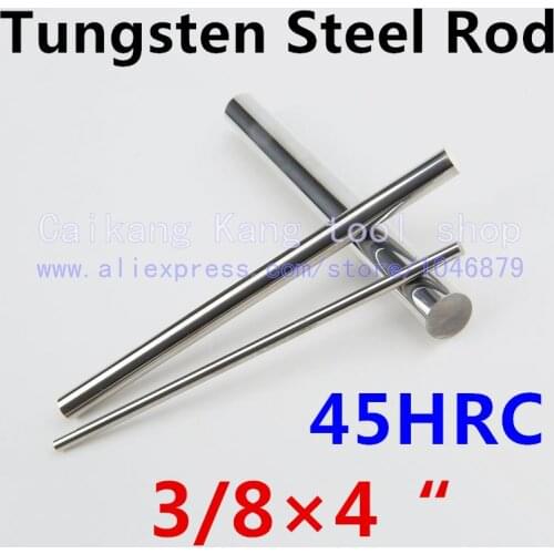 New 3/8*4 Head: 3/8 High levels High purity Tungsten steel rod Tungsten Bars Cutting Hardness: 45HRC 3/8*4