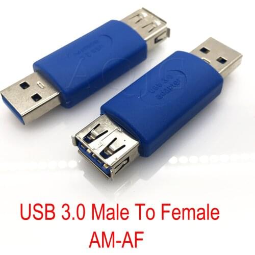 NEW USB 3.0 A Male to A Female Adapter USB3.0 AM to AF Coupler Connector Extender Converter for laptop PC