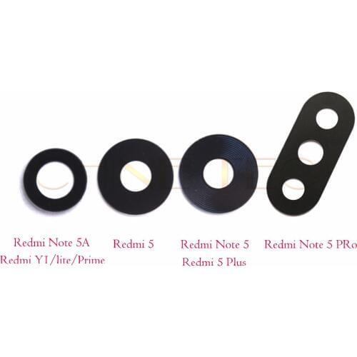 10pcs back rear camera lens for Xiaomi Redmi Note 5 pro Redmi 5 5 plus /Redmi Y1 lite prime