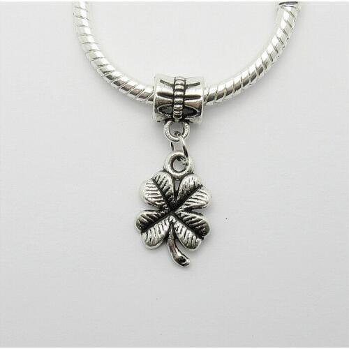 Wholesale lots 25PCS fit Pandora charm bracelet DIY pendant beads dangle Leaf charms for jewelry making