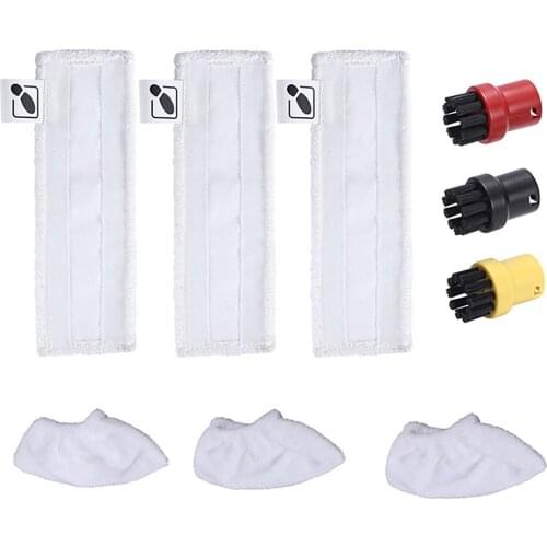 Steam Cover for Karcher easyfix SC steam series Round Brushes Floor Nozzle Cloths for Karcher Easyfix SC2 3 4 5 Steam Cleaner