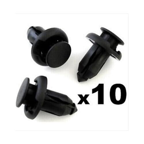 For Honda Plastic Bumper Clip Panel Fastener Trim Rivet x10