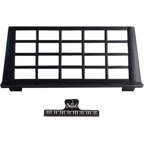 Sheet Musical Instrument Keyboard Stand Accessories Portable Durable Holder,Include 1 Pcs Music Book Clip