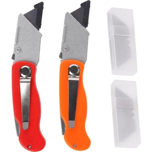 Practical Folding Utility Knife For Paper Plastic Cutting Replacement Blade pocket knife ganzo navaja faca cs go